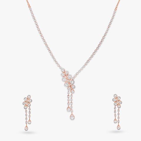 Cascade Diamond Necklace Set