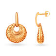 Mesh Gold Drop Earrings,,hi-res image number null