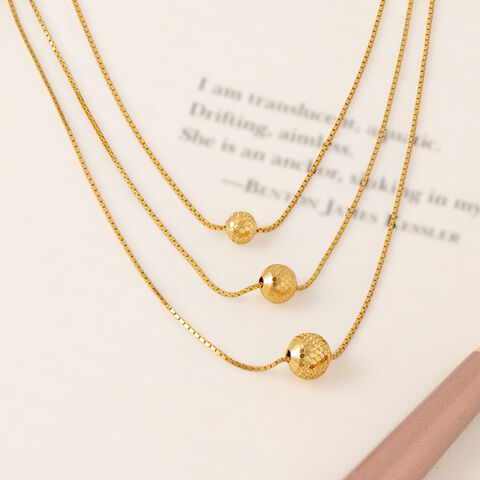 Triple Delight Gold Chain