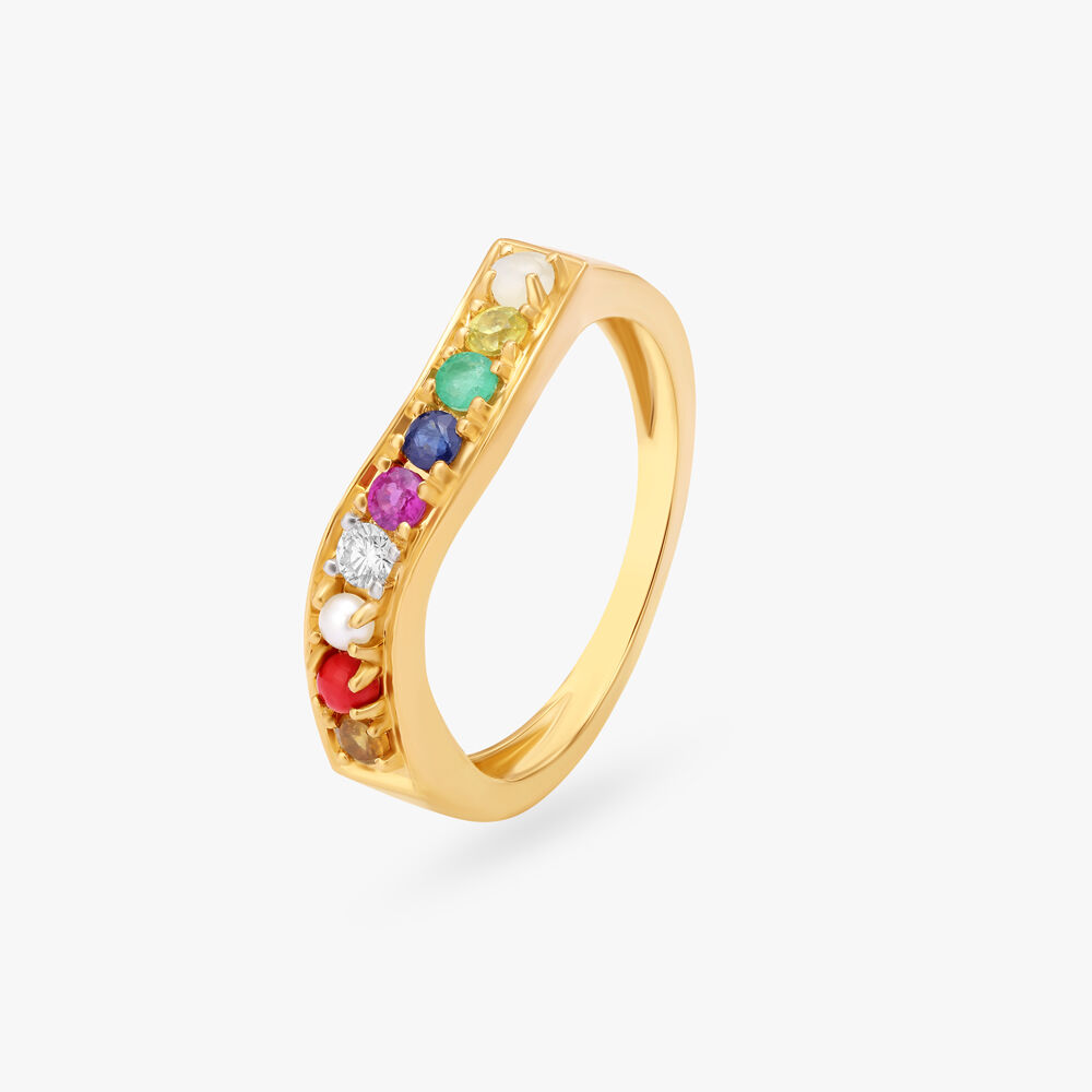 Navratna ring tanishq sale
