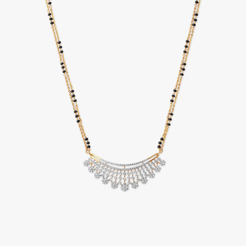 Glam Flow Diamond Mangalsutra
