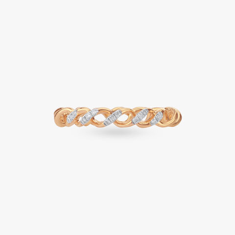 Loop Sparkle Diamond Ring