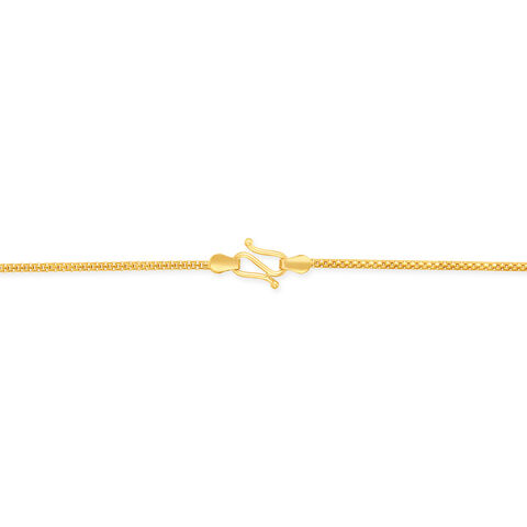 Flat Links Gold Chain For Men