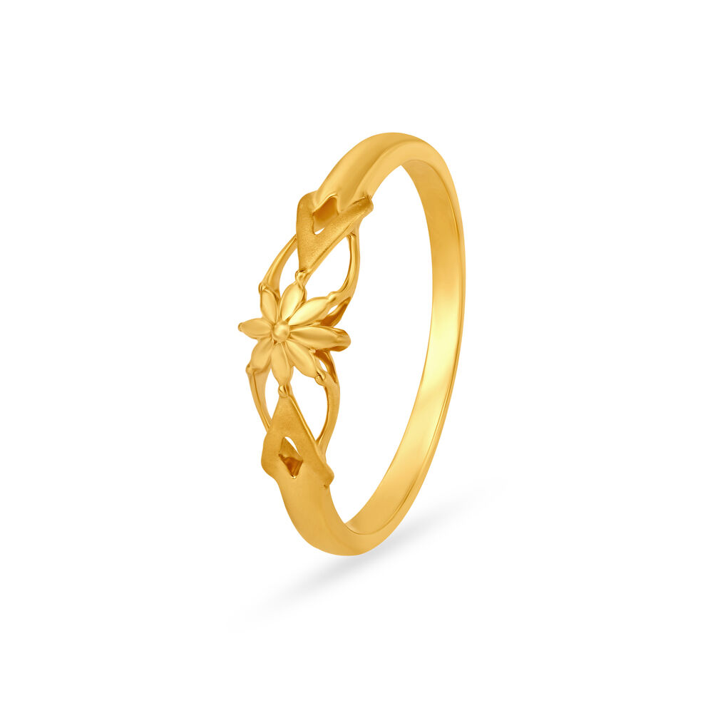 Gold finger ring tanishq hotsell
