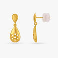 Fancy Traditional Gold Drop Earrings,,hi-res image number null