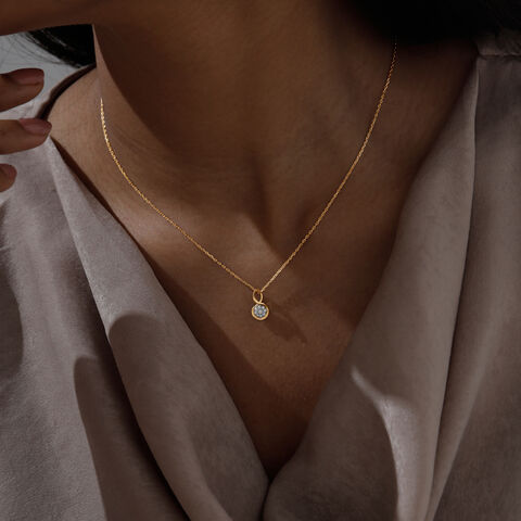 Graceful Infinity Diamond Pendant