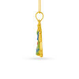 Beautiful Dandiya Pair Gold Pendant,,hi-res image number null