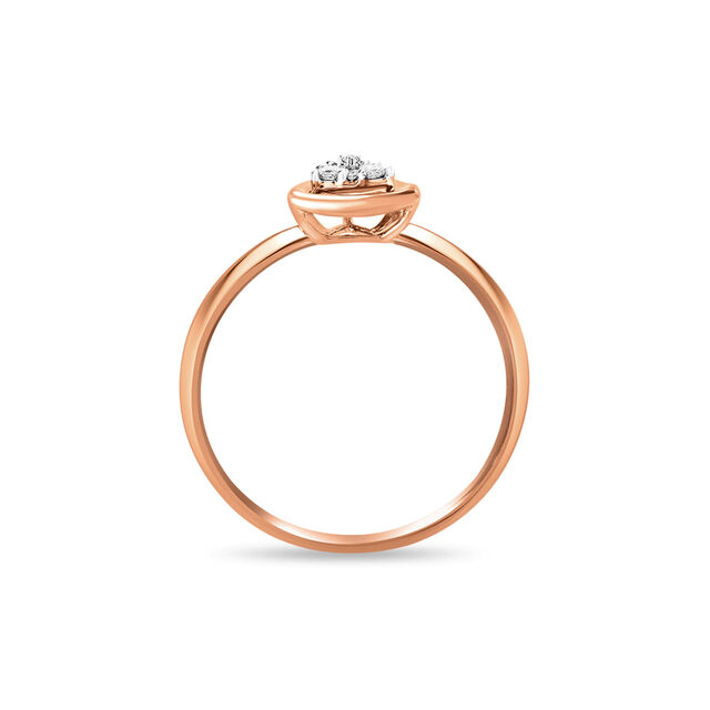 18KT Rose Gold Diamond ring,,hi-res image number null