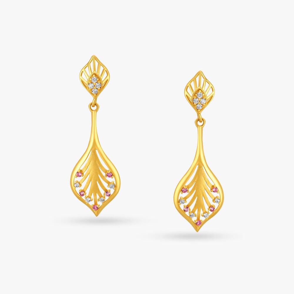 Elegant Workwear Earrings by Tanishq Perfect for Your Office Style