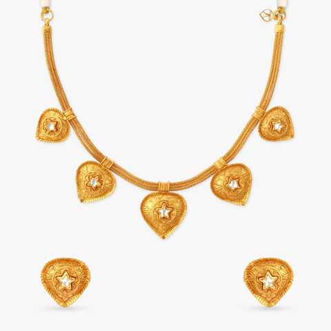 Starlight Calling Gold Necklace Set