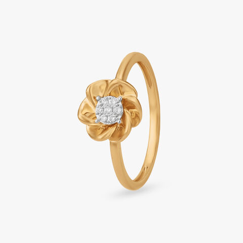 Bloom Crest Diamond Ring