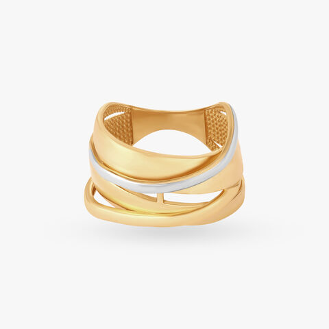 Artistic Layered Ring