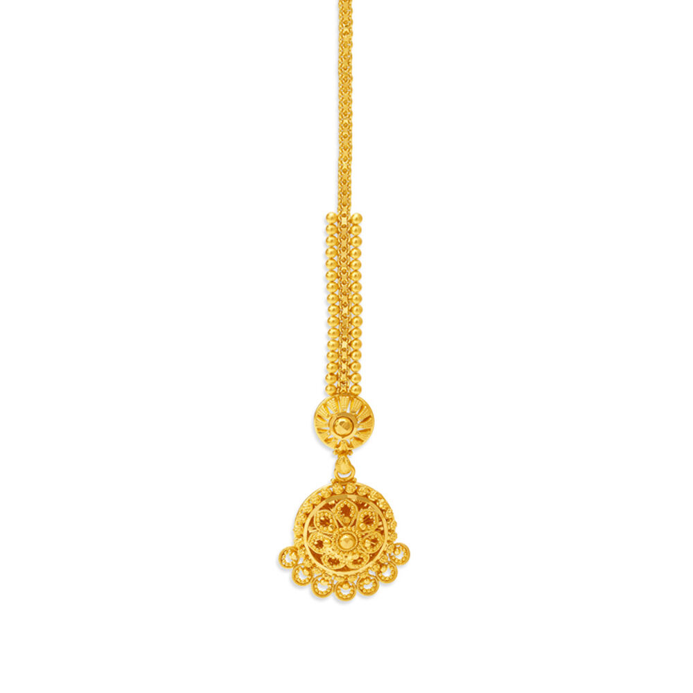 Maang tikka gold tanishq outlet