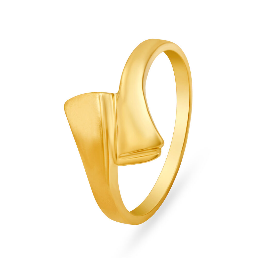 Plain gold ring clearance design for female tanishq
