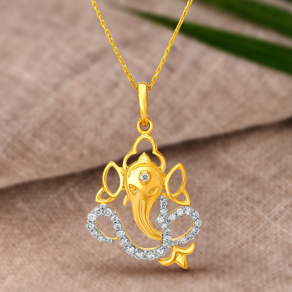Tanishq ganpati shop pendant