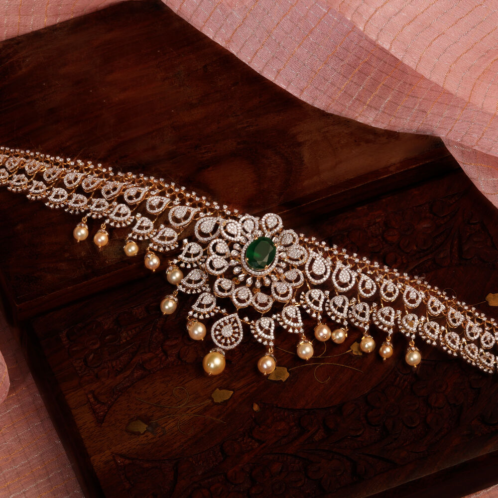 Tanishq belly chain sales
