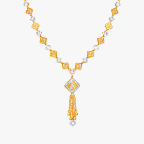 Ethereal Geometric Necklace Set