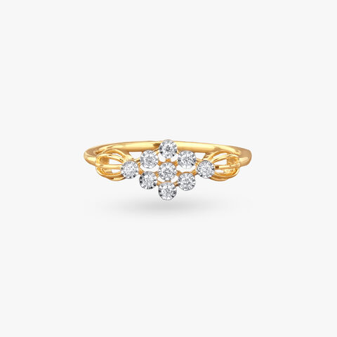 Twisted Vine Diamond Ring