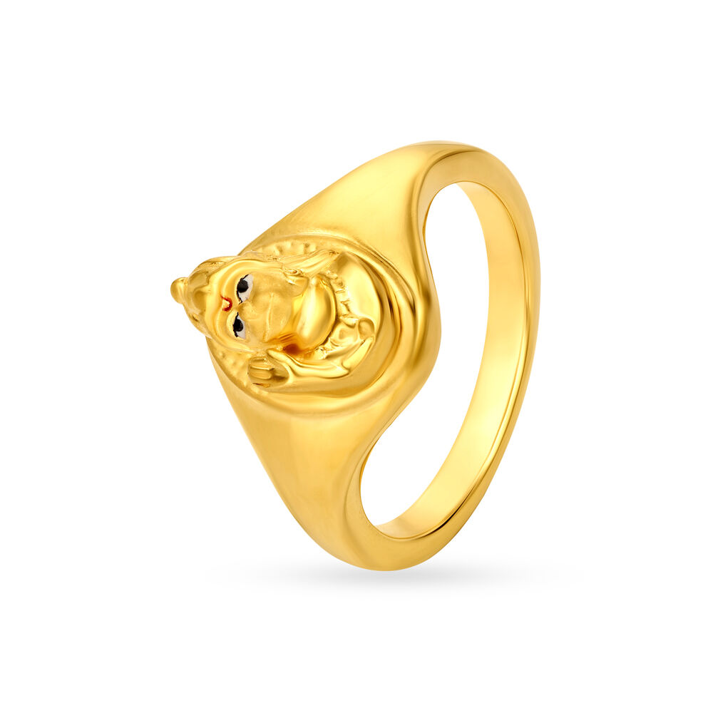 Elegant 22kt Gold Ring | Tallajewellers