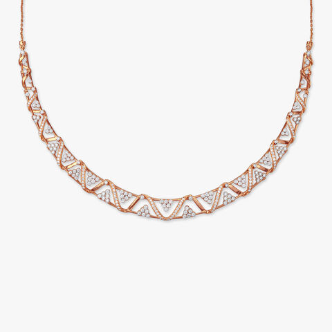 Modern Charm Diamond Necklace Set