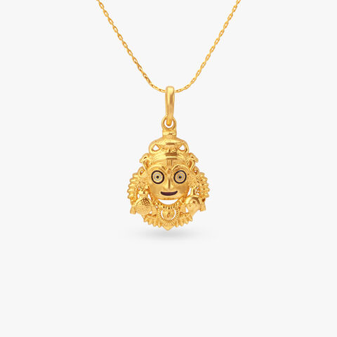 Jagannath Splendour Gold Pendant