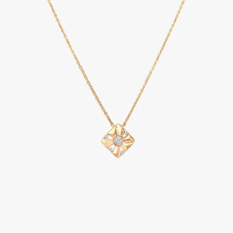 Prism Star Diamond Pendant with Chain