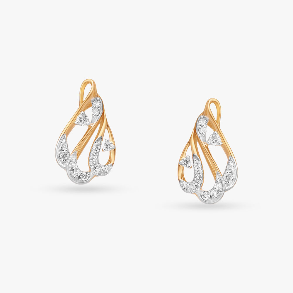 Diamond earring designs tanishq online