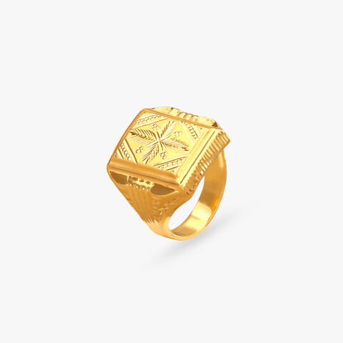 Royal Armour Gold Ring for Men