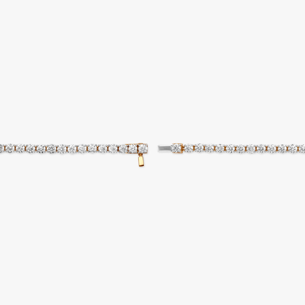Princess Cut Solitaire Diamond Bracelet  JD SOLITAIRE