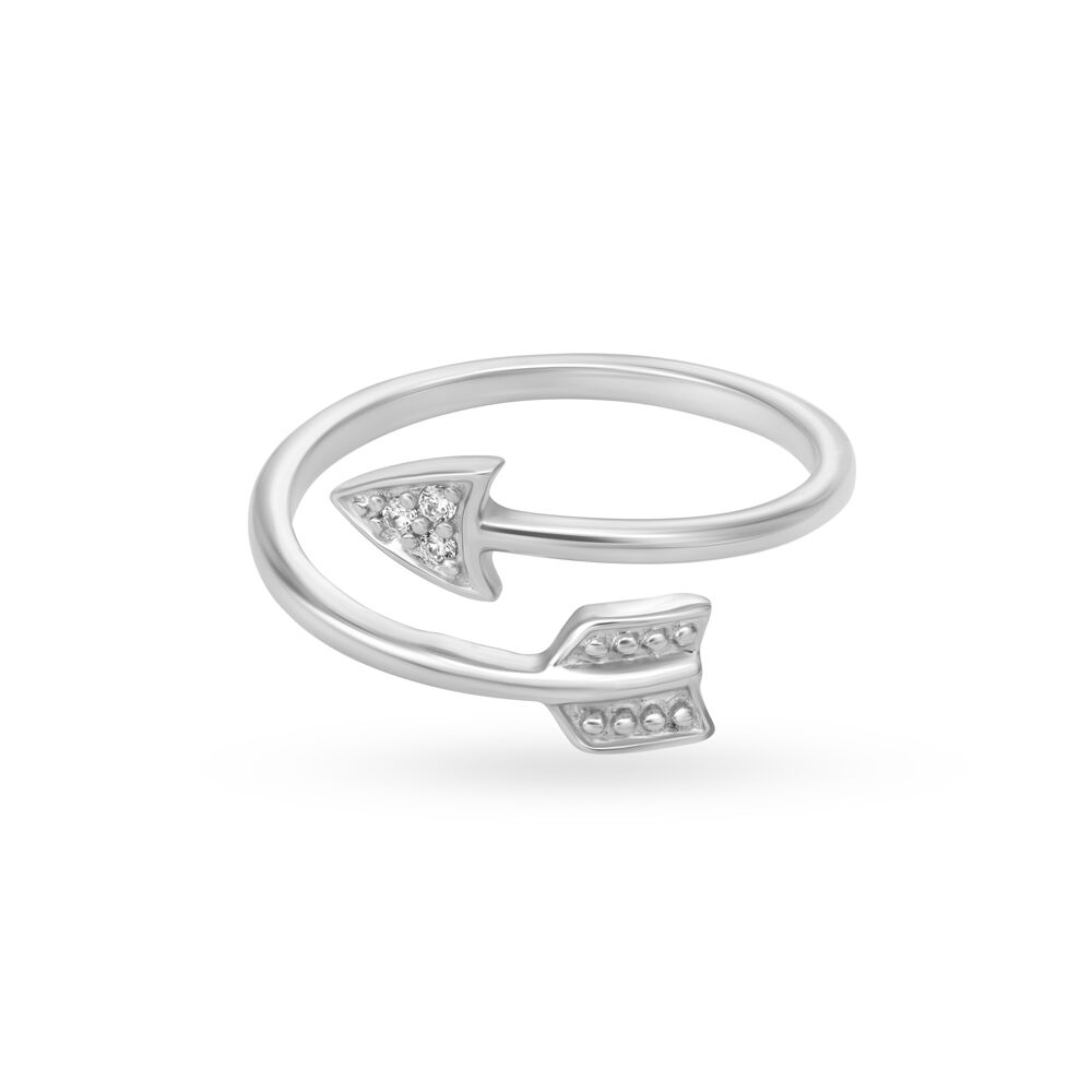 Karmic Intersect Silver Toe Ring