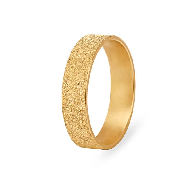 Alluring Multifinish Gold Finger Ring for Men,,hi-res image number null