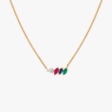 Sparkling Triad Necklace