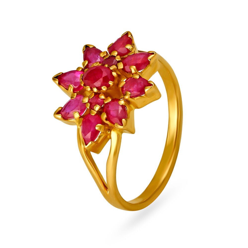 Ruby finger discount rings tanishq