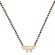 14 Karat Breathtaking Diamond Mangalsutra,,hi-res image number null