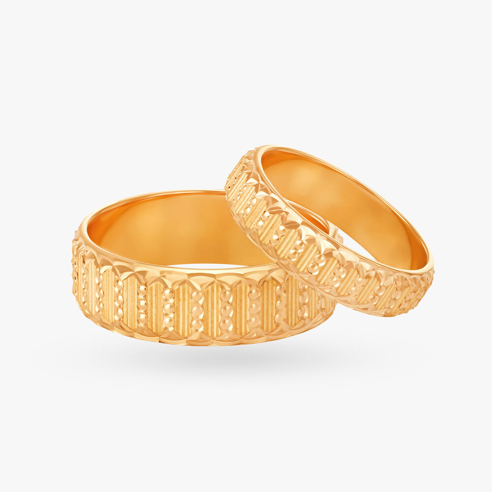 Tanishq Yellow Gold Finger Ring
