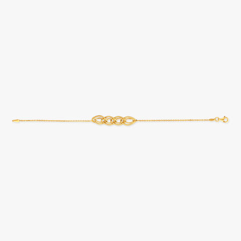 Infinity Weave Gold Bracelet