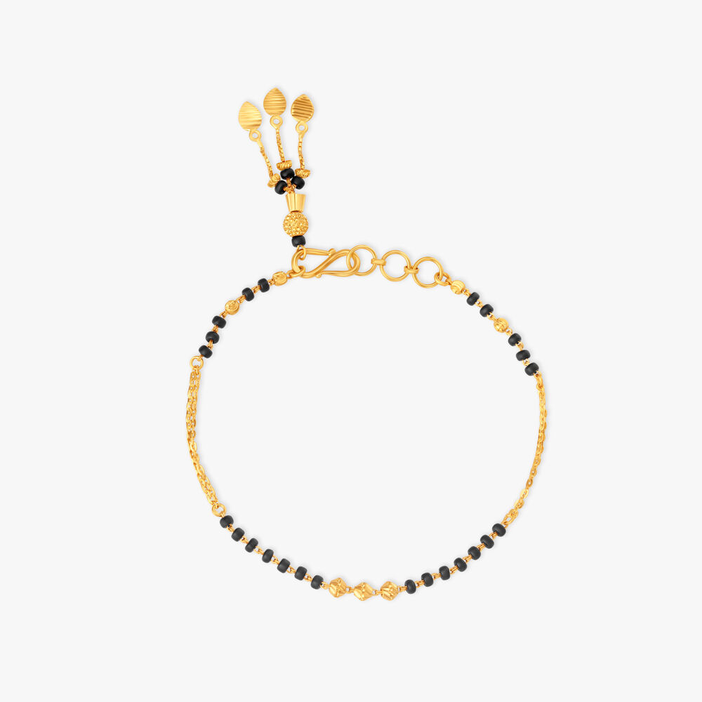Traditional Gold Mangalsutra Bracelet