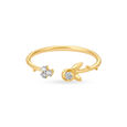 14KT Yellow Gold Gift An Finger Ring To Your Bff,,hi-res image number null