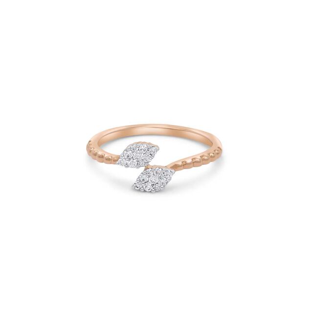 14 KT Rose Gold Elegant Ring,,hi-res image number null