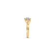 18KT Yellow Gold Geometric Diamond Finger Ring,,hi-res image number null