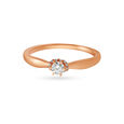 Serene Rose Gold Finger Ring,,hi-res image number null