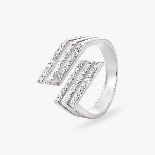 Infinity Sparkle Diamond Open Finger Ring for Men,,hi-res image number null