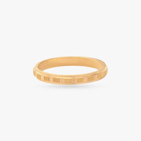 Framed Panel Gold Ring