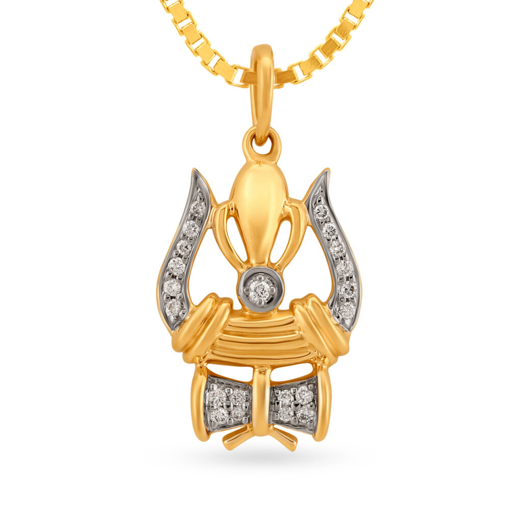 Tanishq gold new arrivals pendant for male