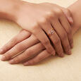 Graceful Crossover Diamond Ring,,hi-res image number null