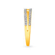 Magnificent 18 Karat Yellow Gold And Diamond Finger Ring,,hi-res image number null