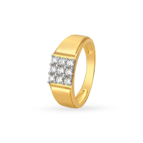 Buoyant Diamond Ring For Men