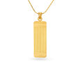 Appealing Carved Gold Pendant For Men,,hi-res image number null
