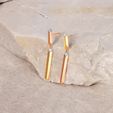 Edge of Radiance Drop Earrings