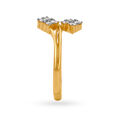 Ravishing Floral Diamond Finger Ring,,hi-res image number null